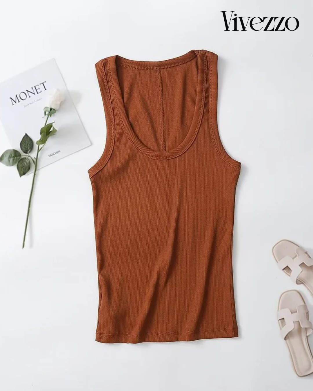 ‍Ribbed Slim Fit Tank Top – Spicy Girl Style | Vivezzo (100% off)