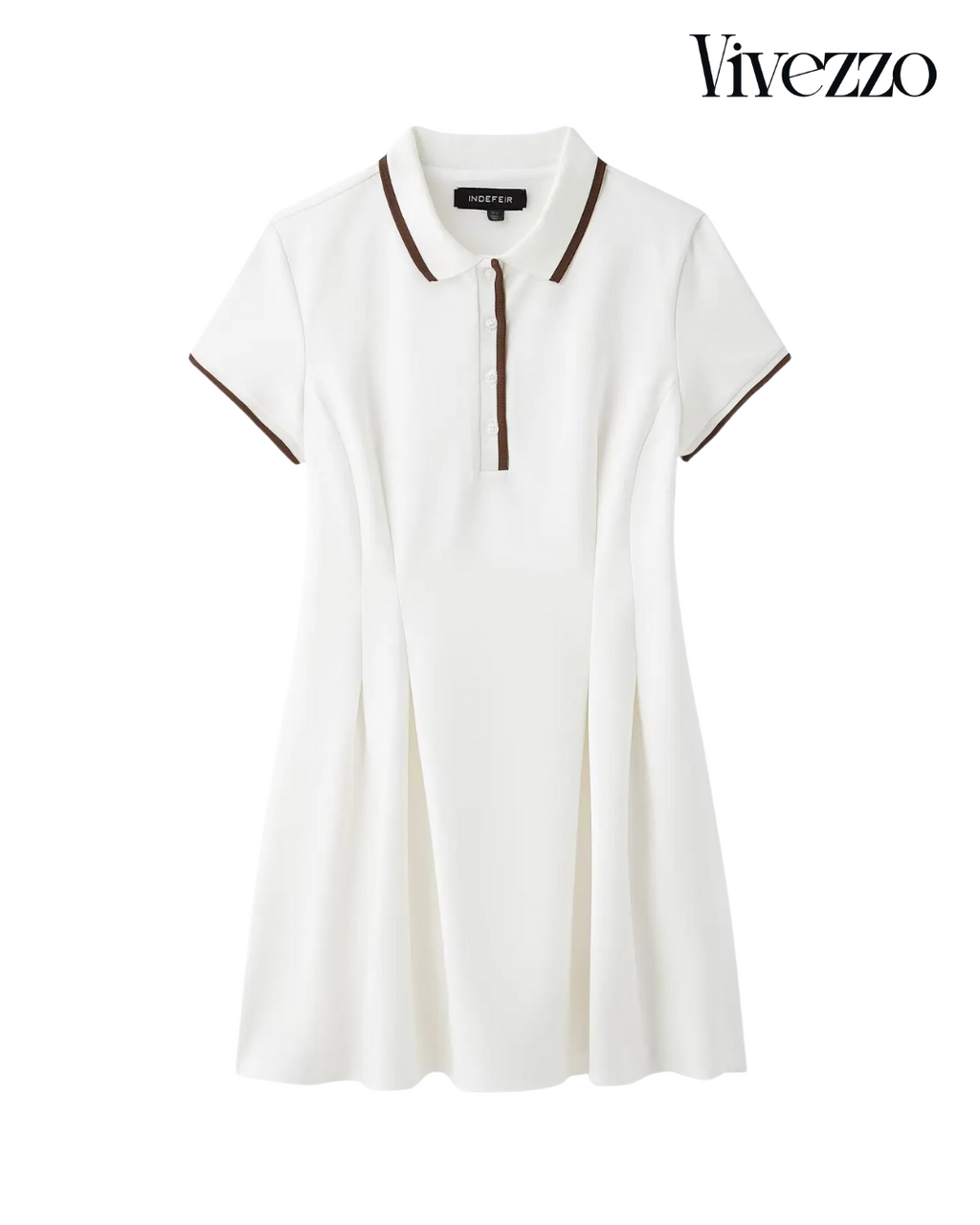Campus Chic Burgundy Dress | Vivezzo