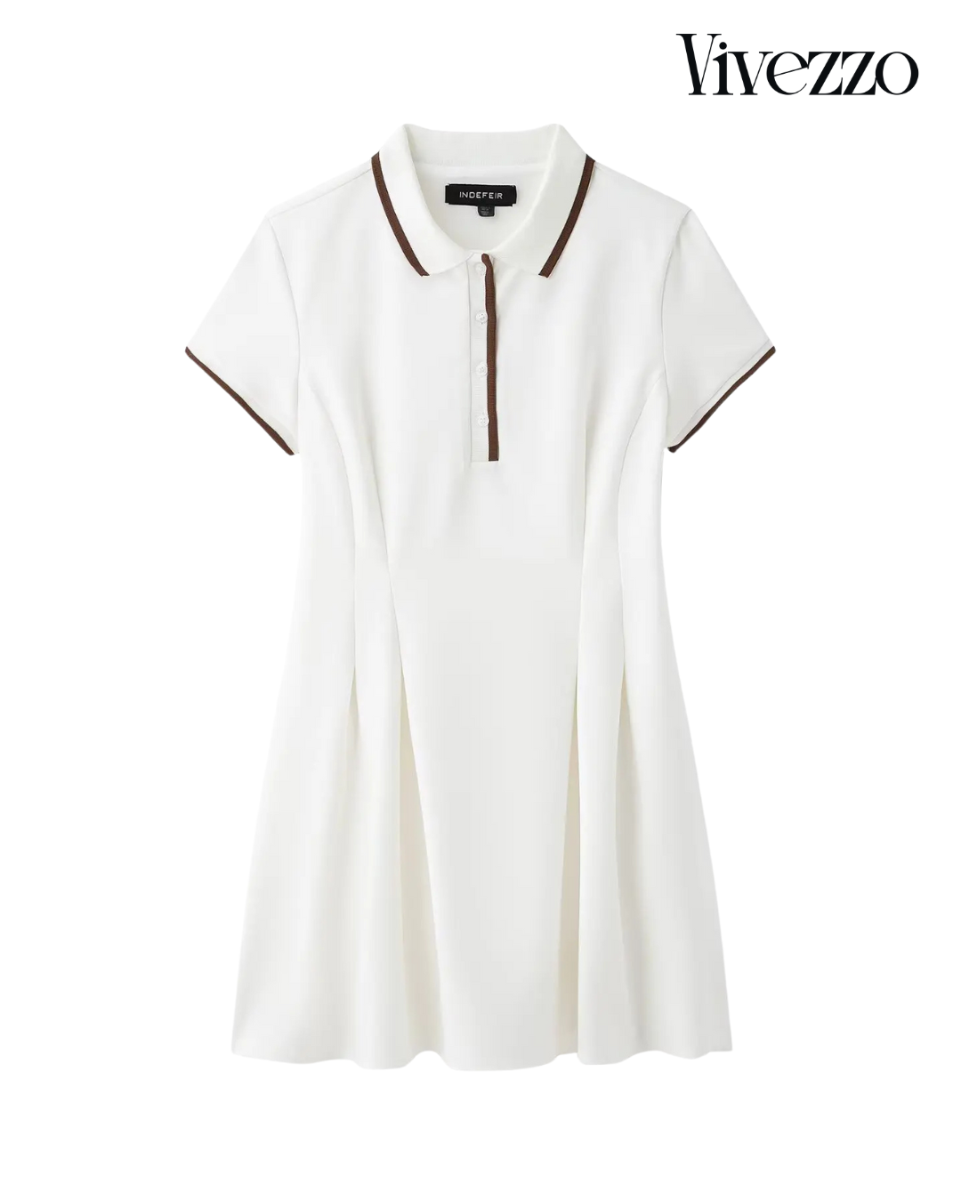 Campus Chic Burgundy Dress | Vivezzo