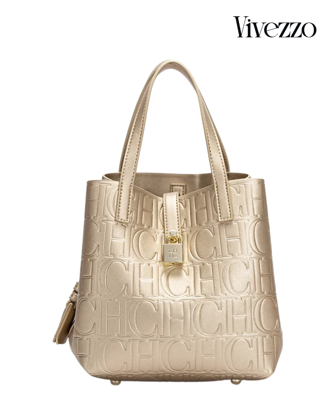 Elegant Steel Embossed Women's Tote Bag