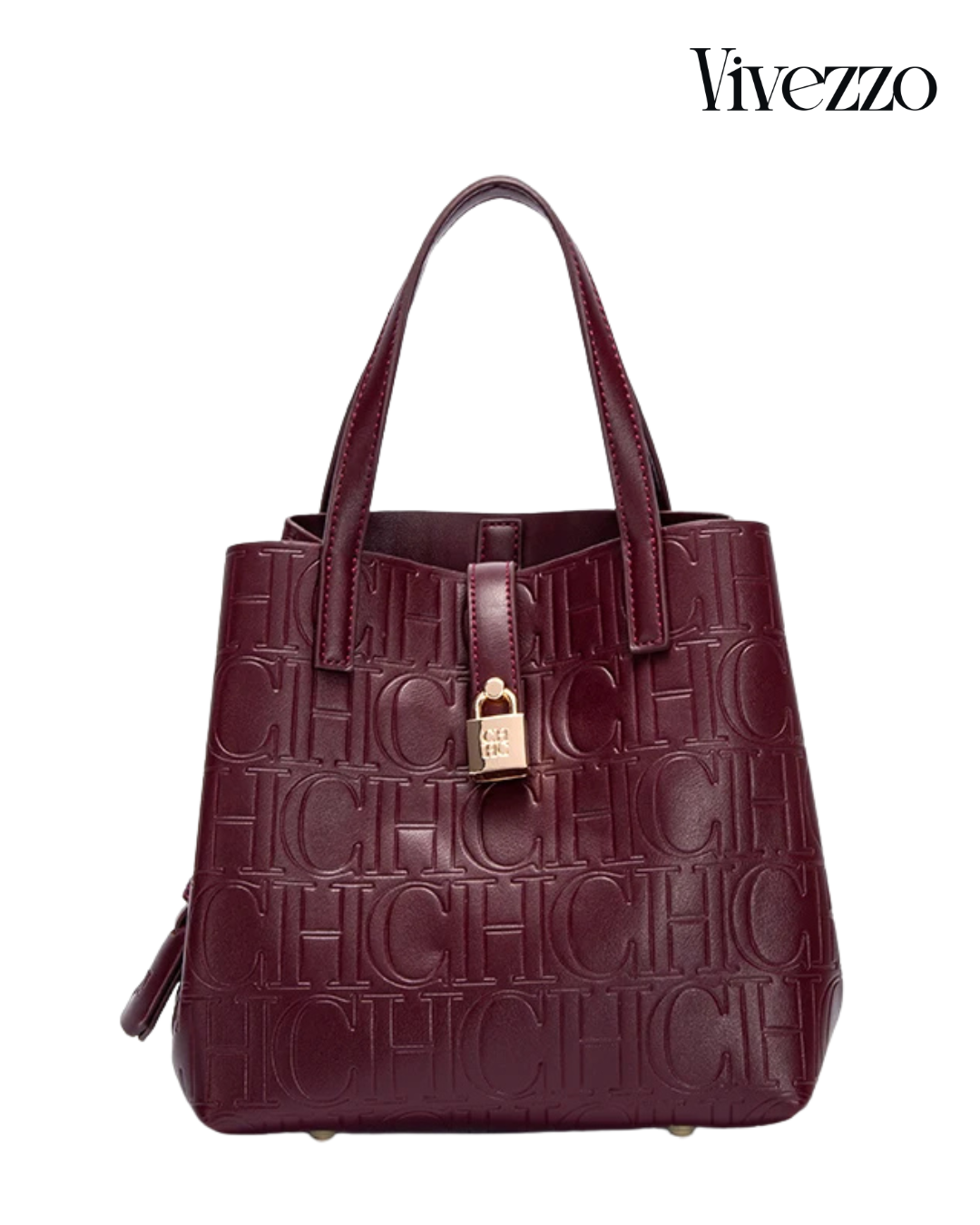 Elegant Steel Embossed Women's Tote Bag