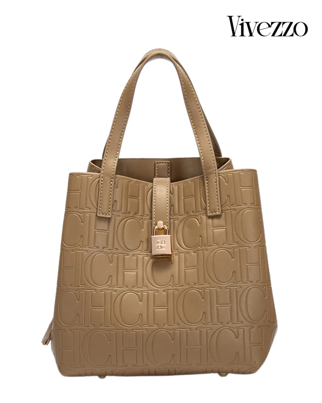 Elegant Steel Embossed Women's Tote Bag