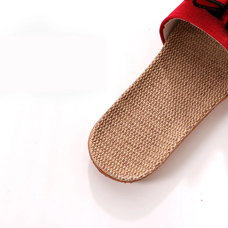 Home Linen Bow Slippers | Vivezzo