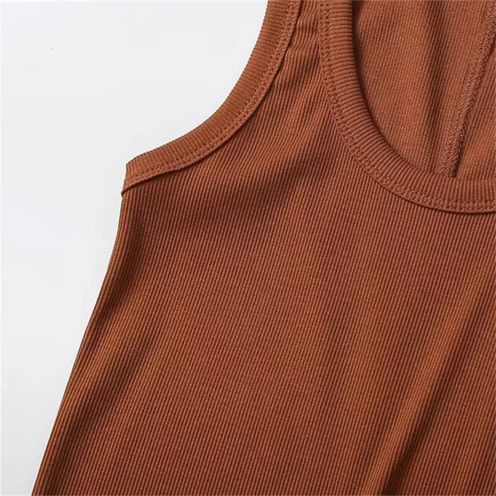 Ribbed Slim Fit Tank Top – Spicy Girl Style | Vivezzo