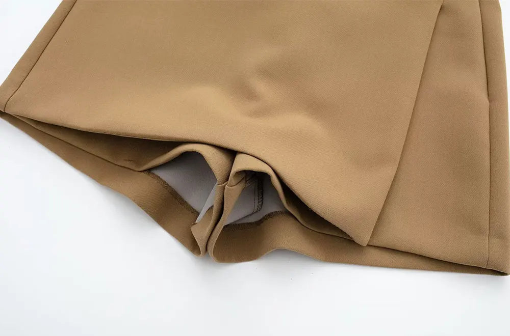 Asymmetric Vintage Skort | Vivezzo