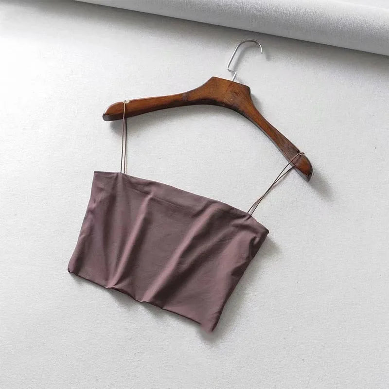 Elastic Cotton Crop Tank | Vivezzo