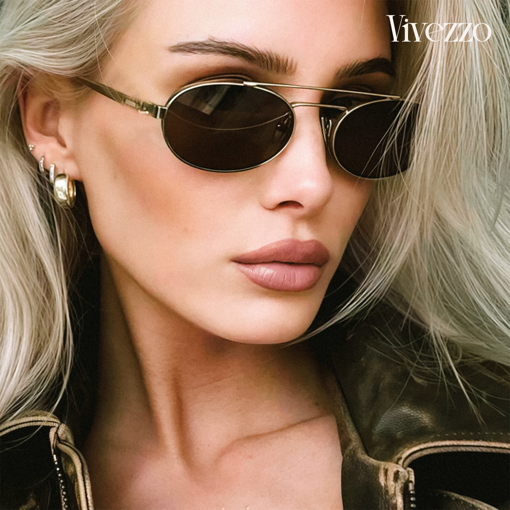 Oval Retro Sunglasses – Metal Frame Unisex Classic UV400 Eyewear