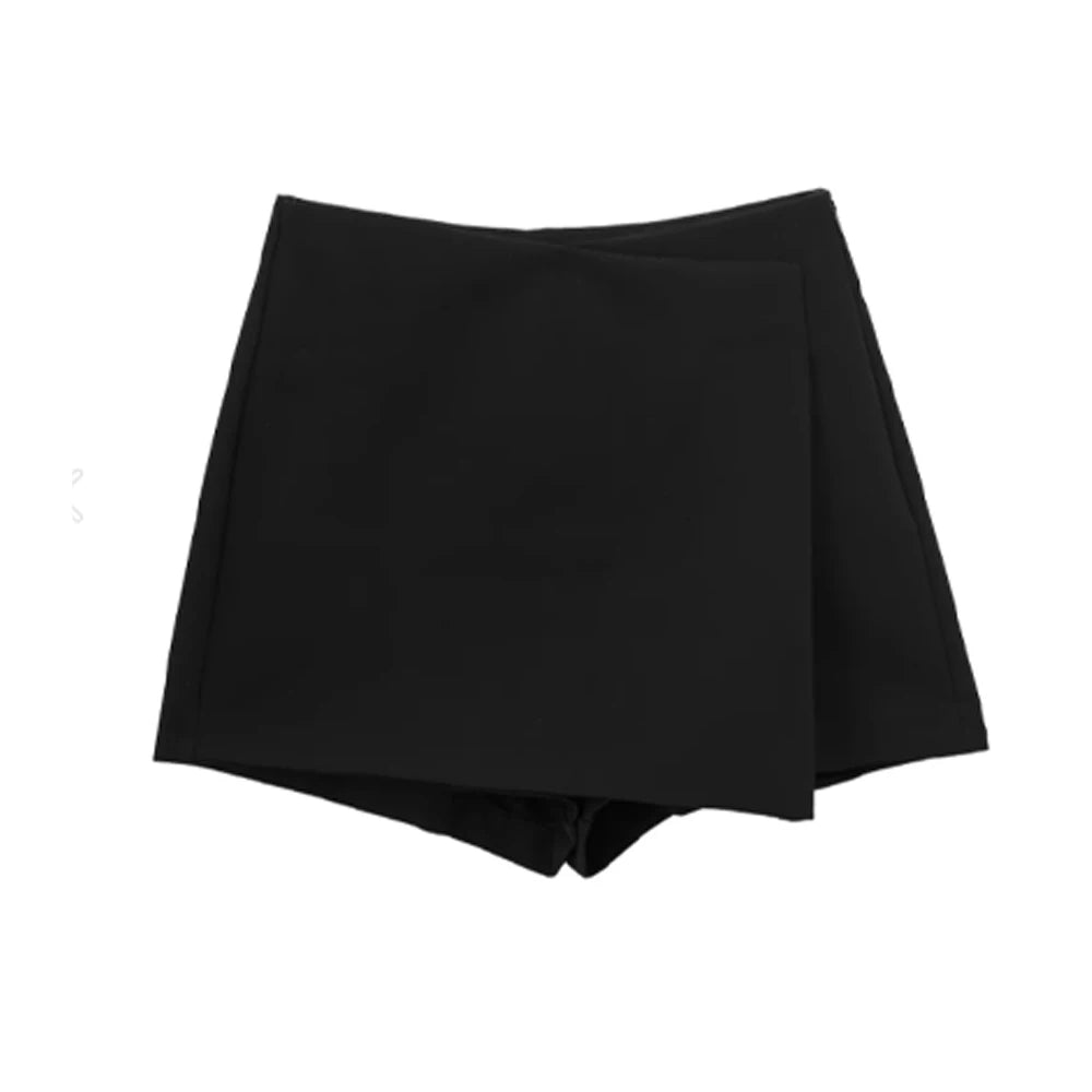 Asymmetric Vintage Skort | Vivezzo