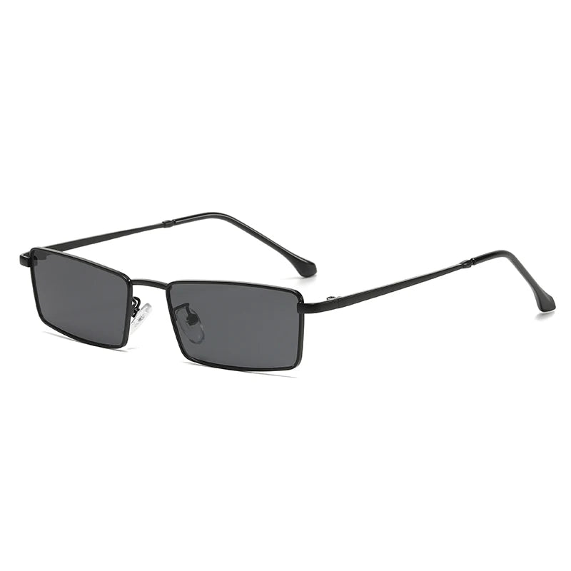 Small Square Metal Sunglasses – Retro Unisex Street Style UV400