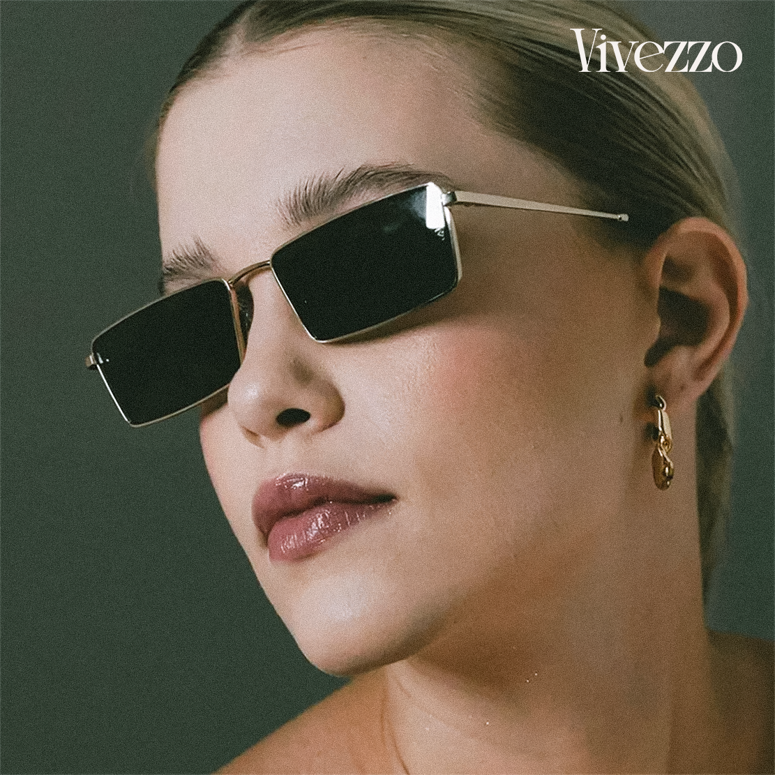 Small Square Metal Sunglasses – Retro Unisex Street Style UV400
