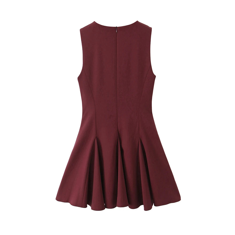 Bow Detail Mini Dress | Vivezzo