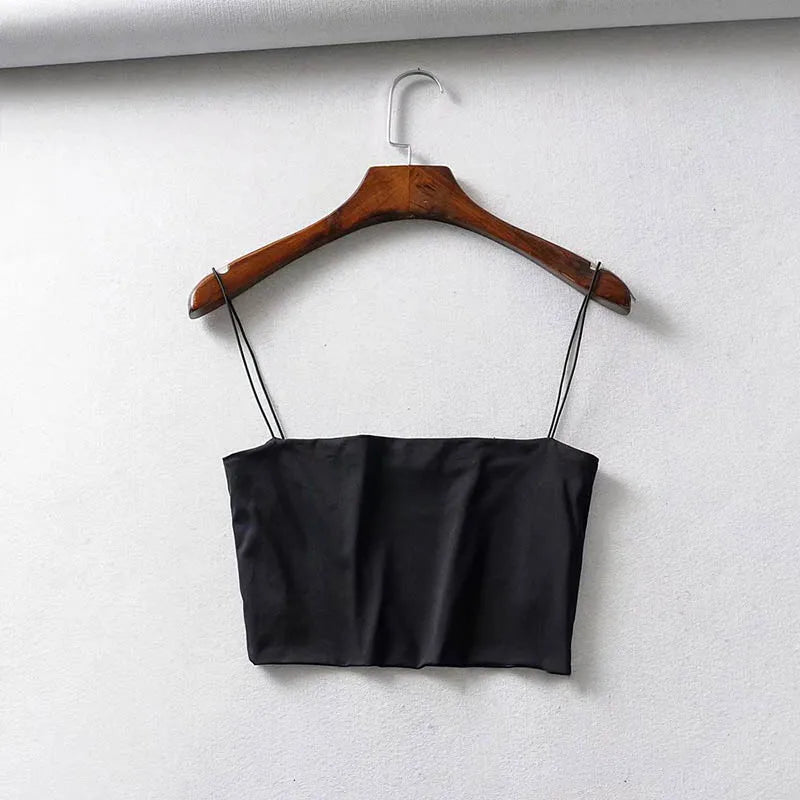 Elastic Cotton Crop Tank | Vivezzo