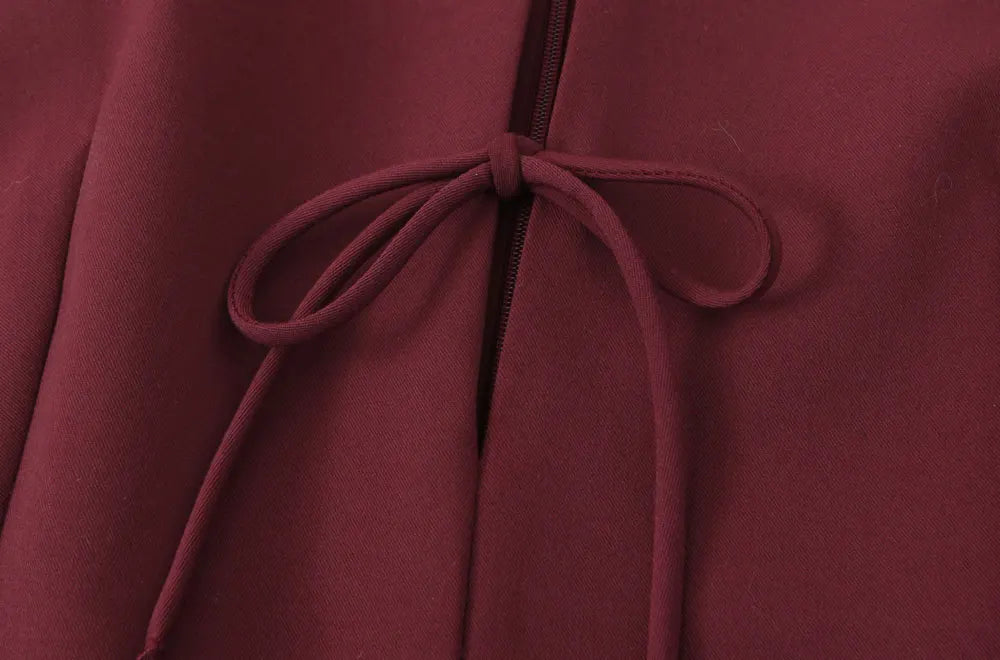 Bow Detail Mini Dress | Vivezzo