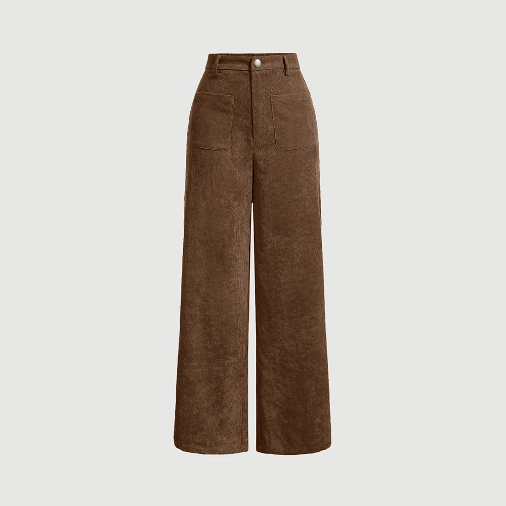 Retro Vintage Wide Leg Trousers | Vivezzo