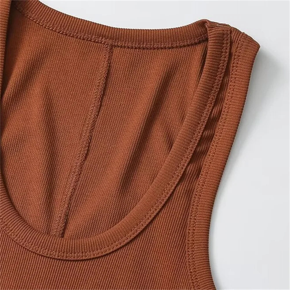 Ribbed Slim Fit Tank Top – Spicy Girl Style | Vivezzo
