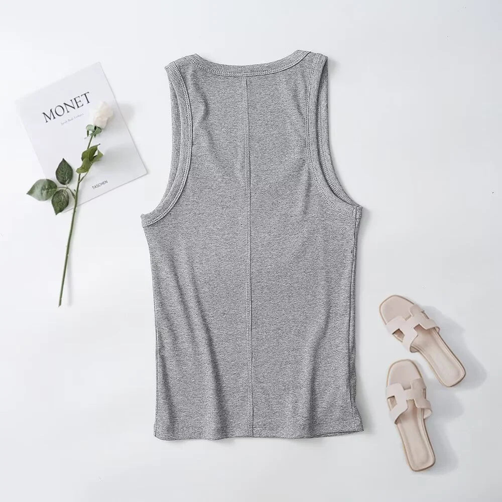 Ribbed Slim Fit Tank Top – Spicy Girl Style | Vivezzo