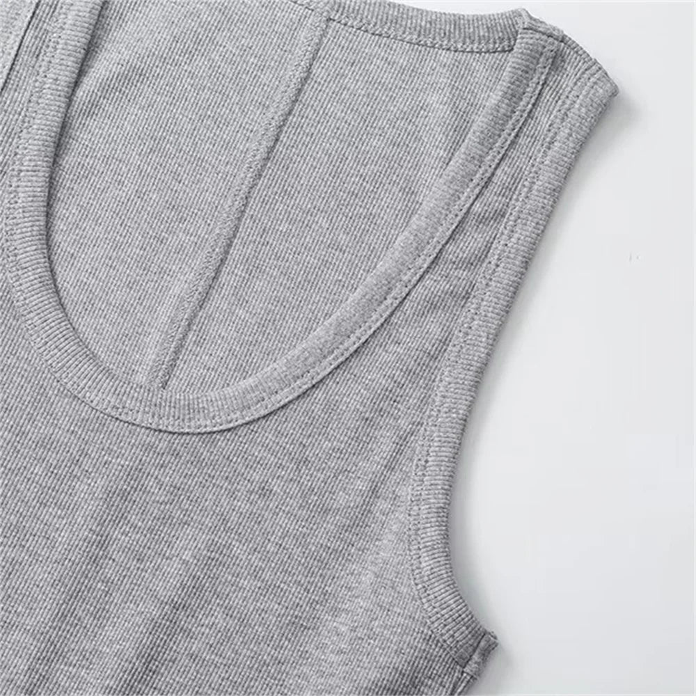 Ribbed Slim Fit Tank Top – Spicy Girl Style | Vivezzo
