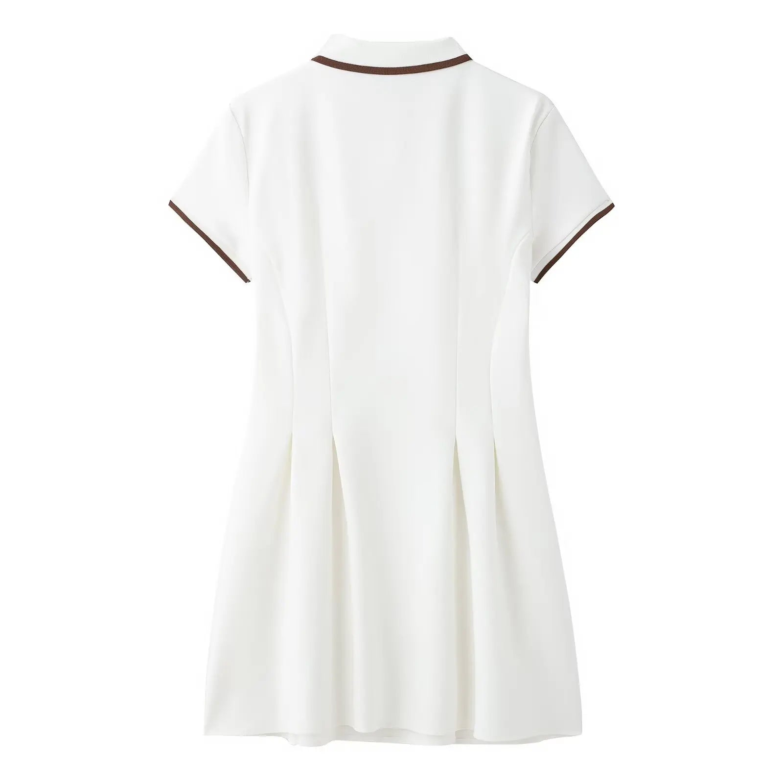 Campus Chic Burgundy Dress | Vivezzo