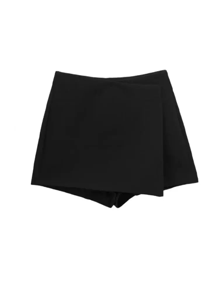 Asymmetric Vintage Skort | Vivezzo