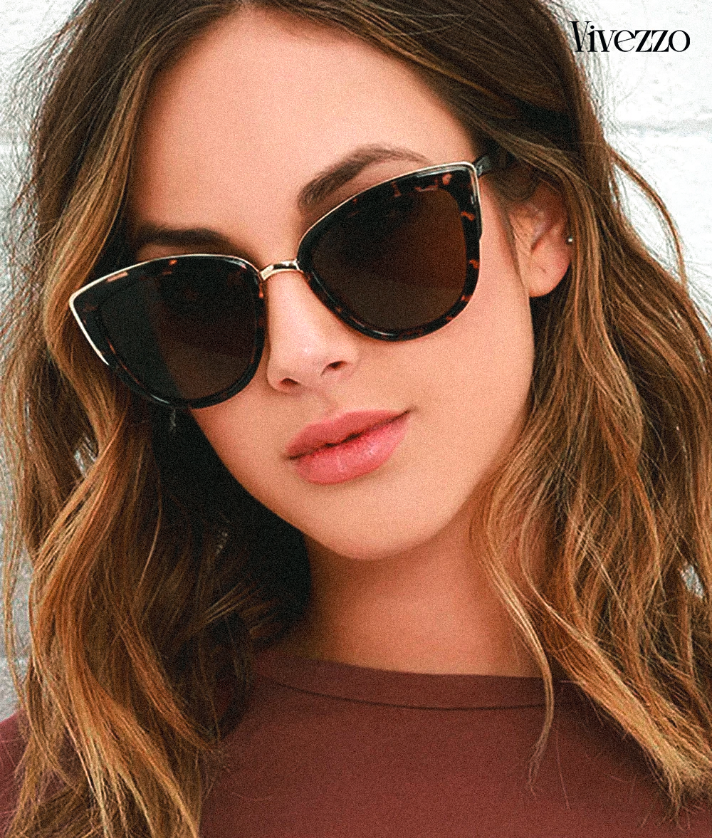 Retro Cat Eye Sunglasses for Women – Polarised UV400 Vintage Classic