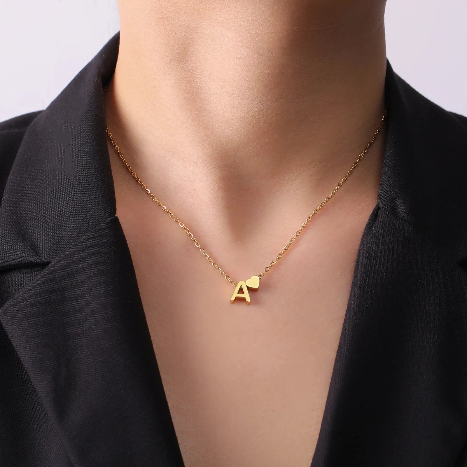 Minimalist Letter Choker A–Z | Vivezzo