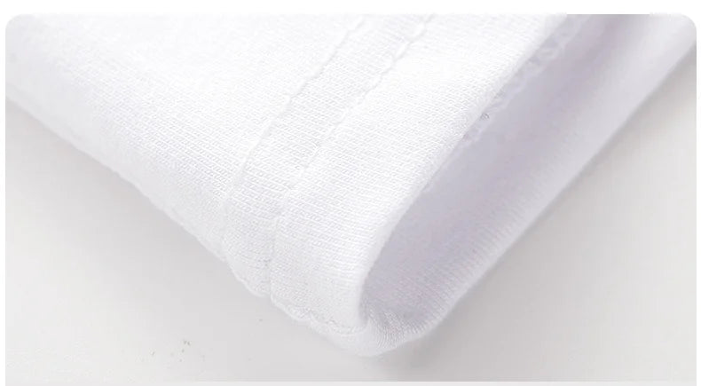 White Mid-Sleeve Fitted Tee | Vivezzo