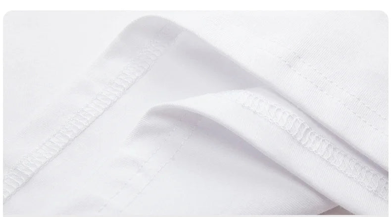 White Mid-Sleeve Fitted Tee | Vivezzo