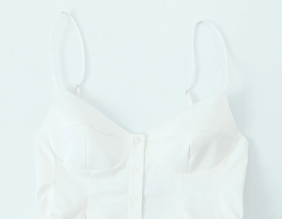Contrast Stripe Buttoned Vest – Korean Inspired | Vivezzo