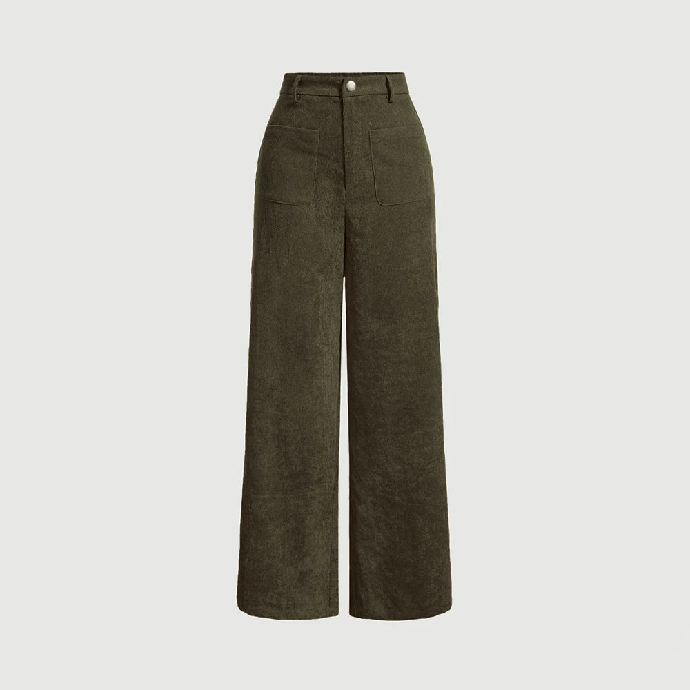 Retro Vintage Wide Leg Trousers | Vivezzo