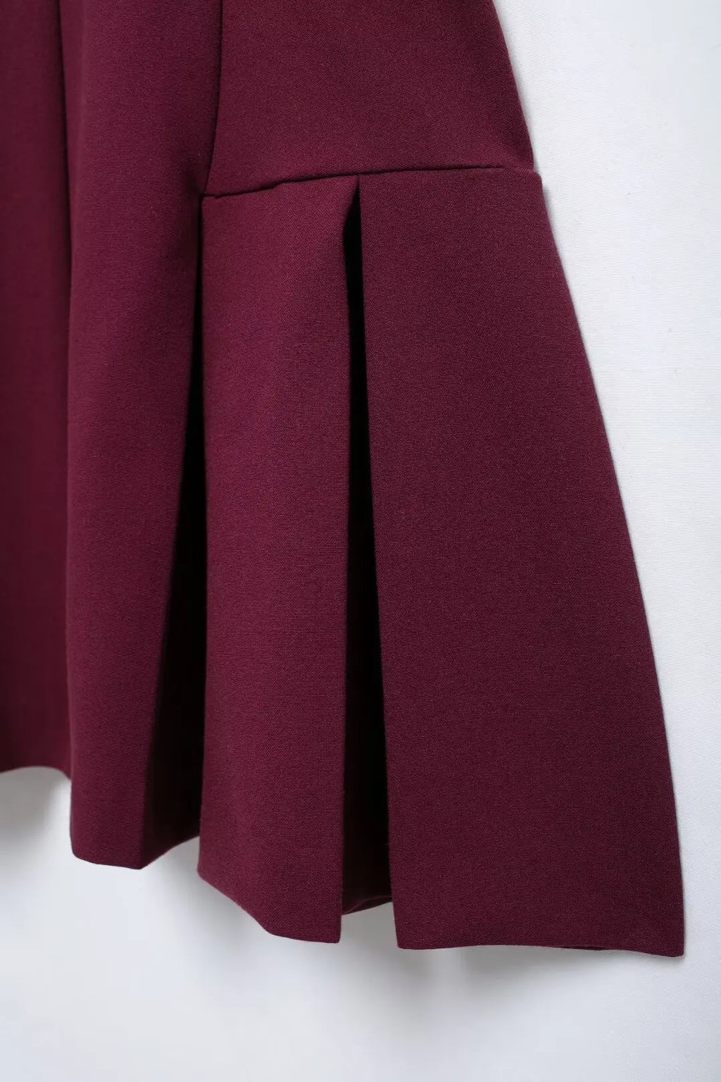 Campus Chic Burgundy Dress | Vivezzo