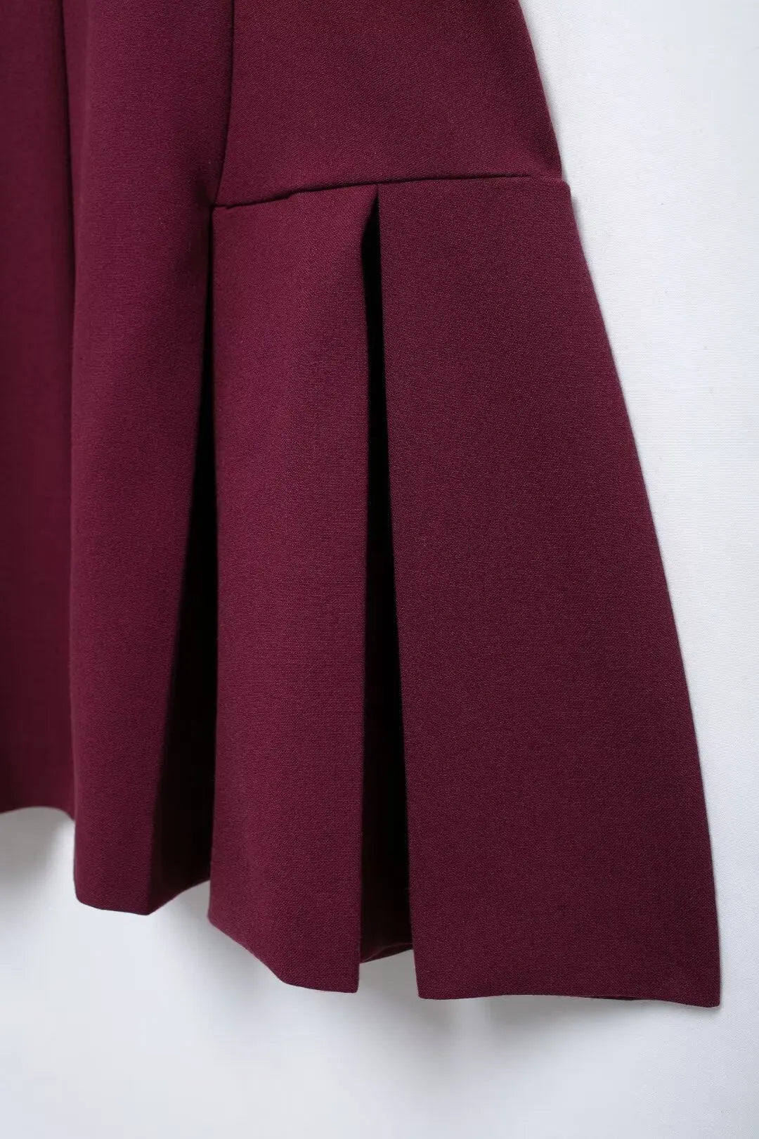 Campus Chic Burgundy Dress | Vivezzo
