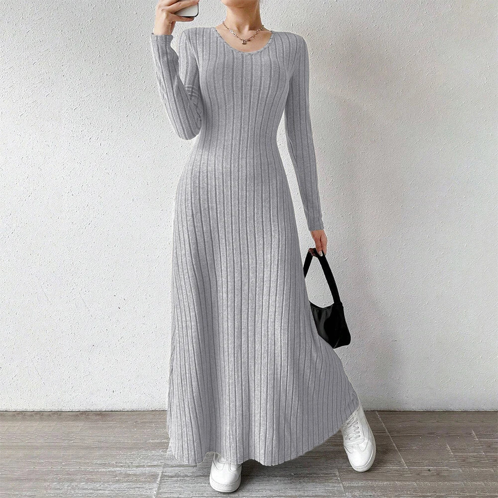 Office Chic Long Sleeve Midi Dress | Vivezzo