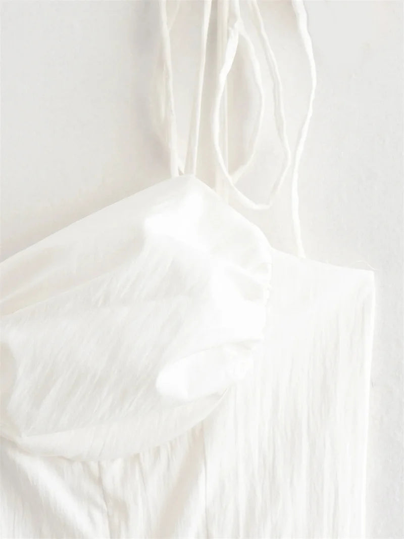 Romantic White Corset Maxi | Vivezzo