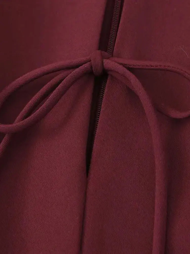 Bow Detail Mini Dress | Vivezzo