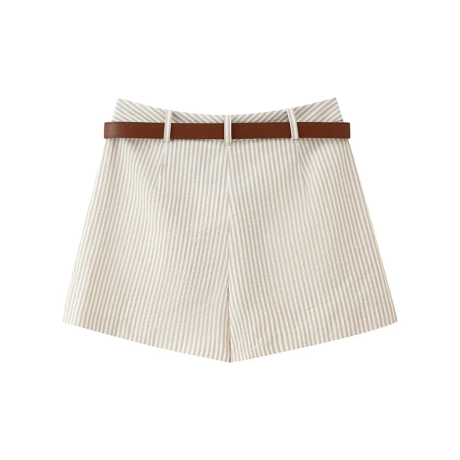 Striped Waist Slim Skort | Vivezzo