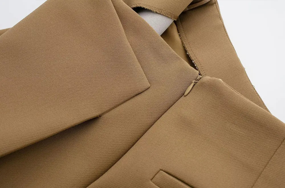 Asymmetric Vintage Skort | Vivezzo
