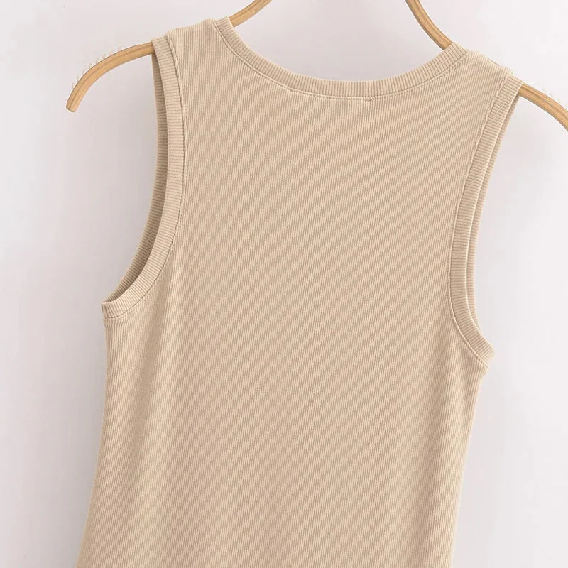 Modern Elegance Sleeveless Maxi Dress | Vivezzo