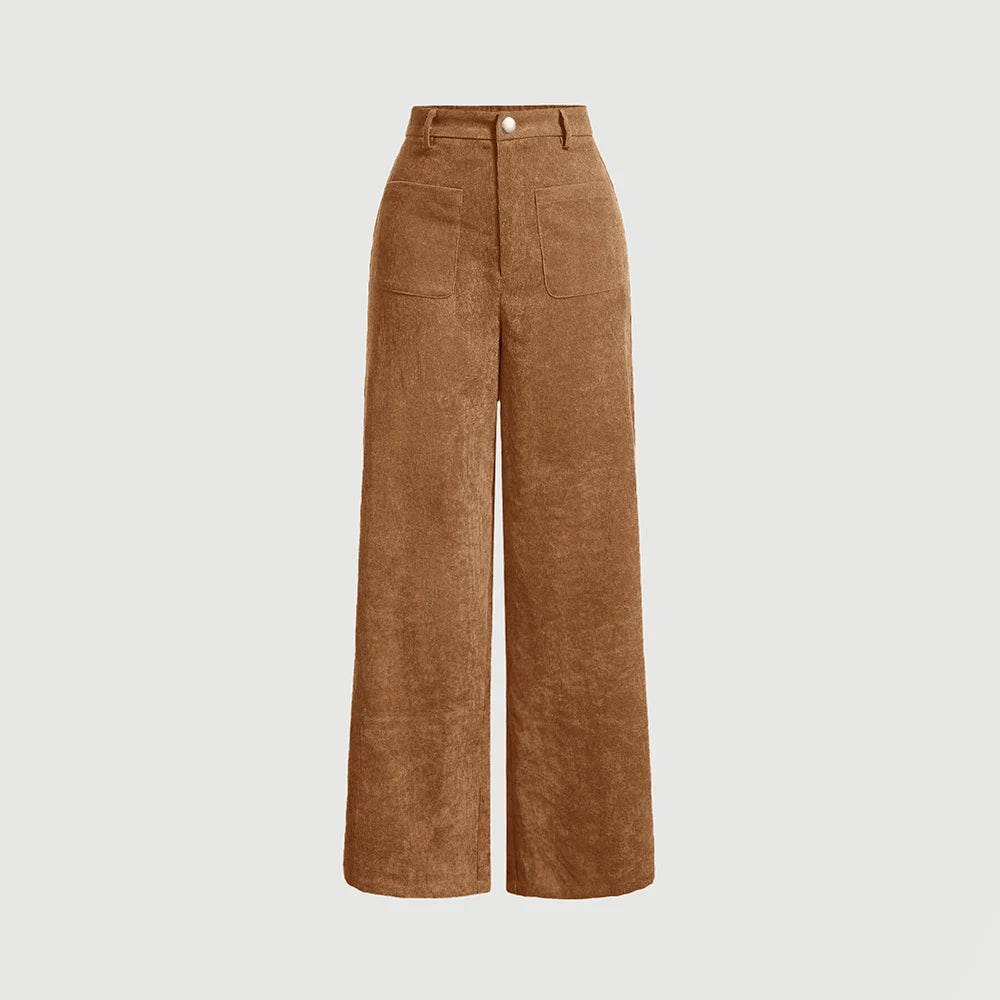 Retro Vintage Wide Leg Trousers | Vivezzo