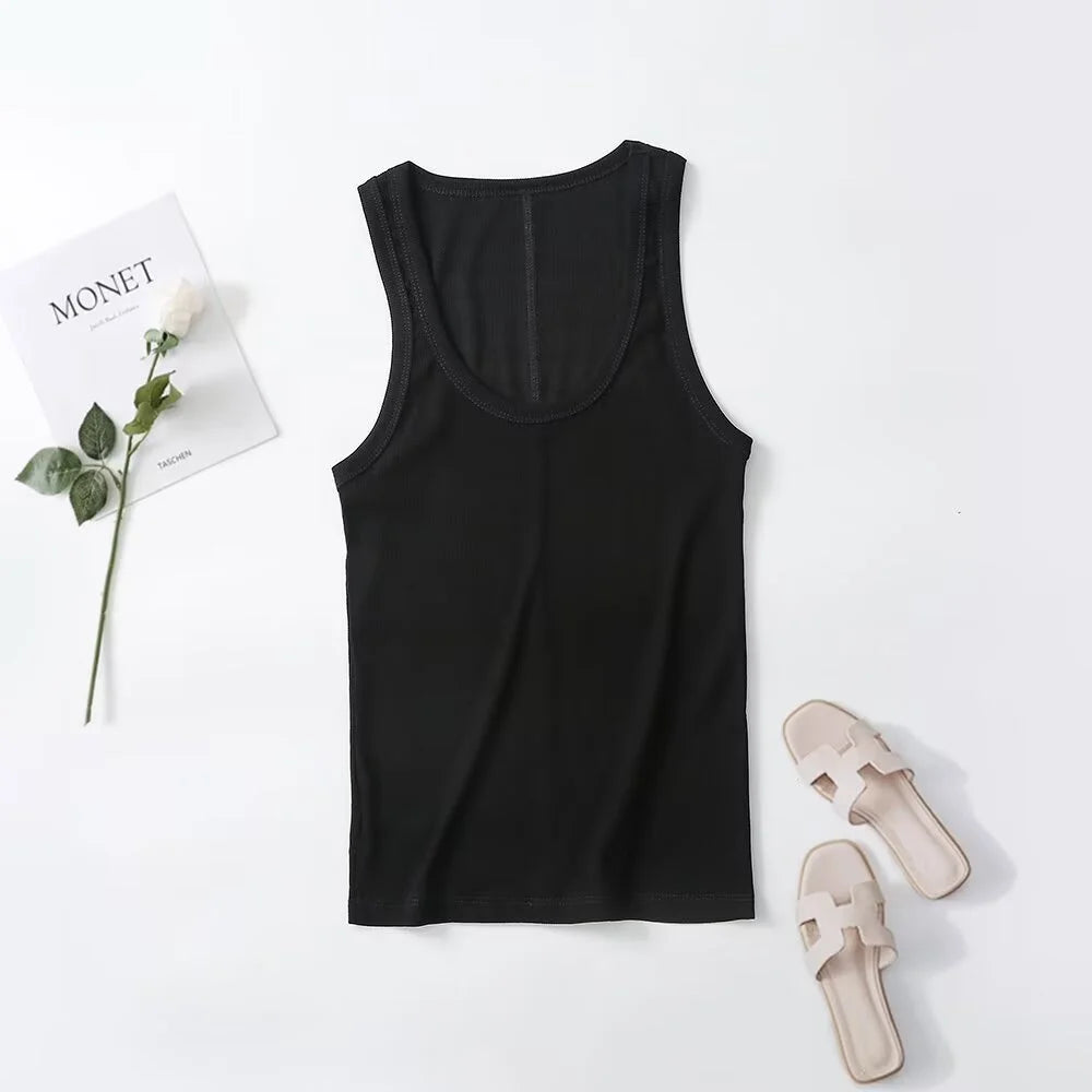Ribbed Slim Fit Tank Top – Spicy Girl Style | Vivezzo
