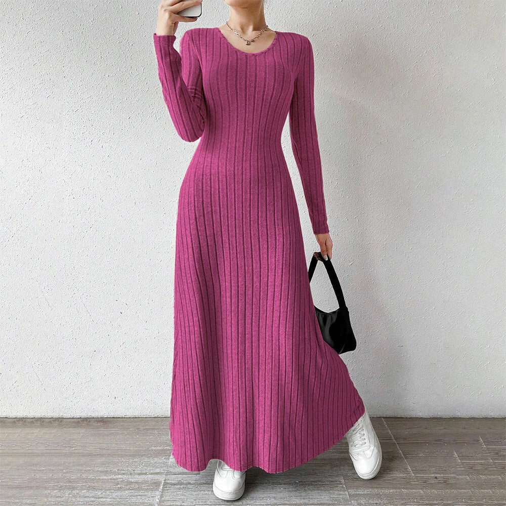 Office Chic Long Sleeve Midi Dress | Vivezzo